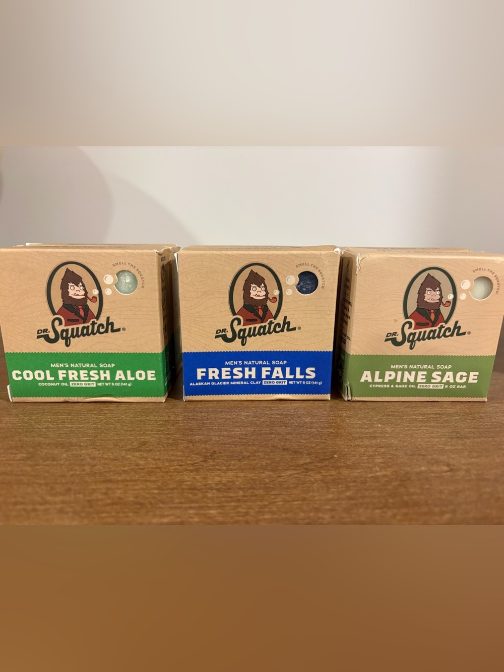 Dr. Squatch Soap Bars - 6 bars in 3 Scents. New in box